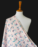 RESERVED 1950s "Golden Book" Cotton Novelty Fabric