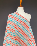 1930s/1940s Geometric Floral Feedsack
