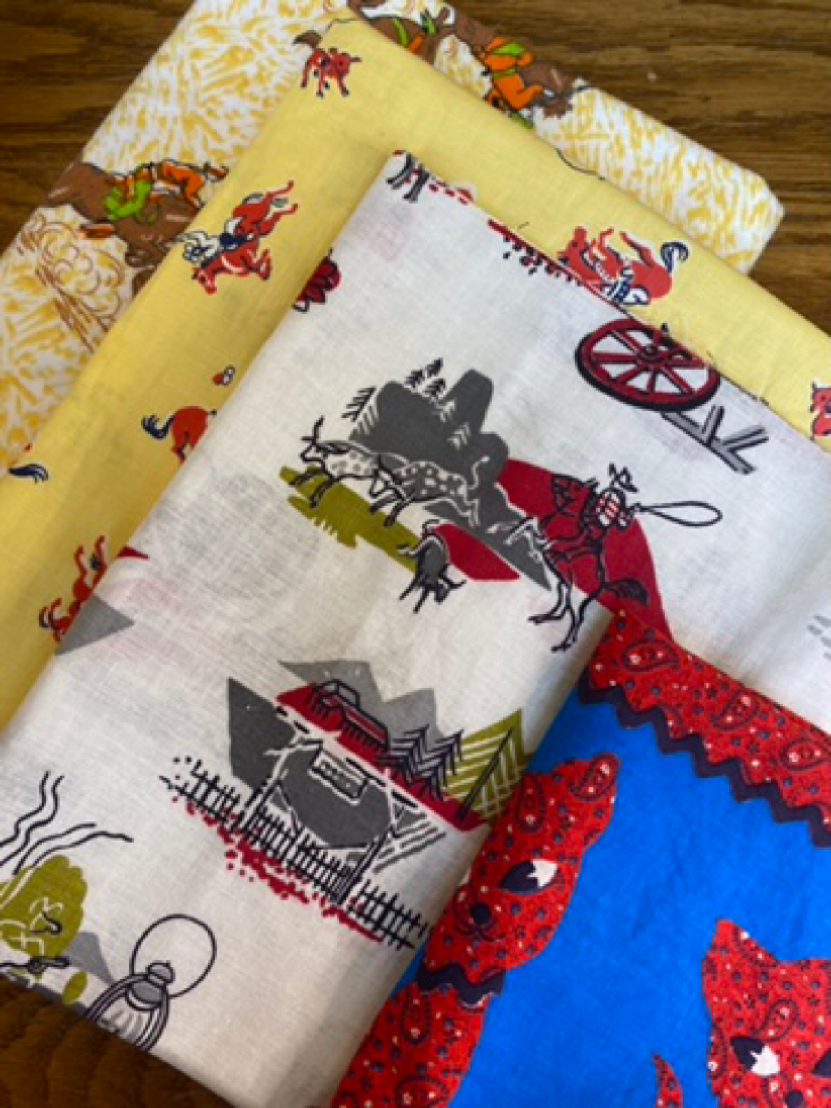 1940s-1960s Western  Novelty Remnant Lot