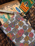 1950s-1960s Novelty Folksy Hearts Floral