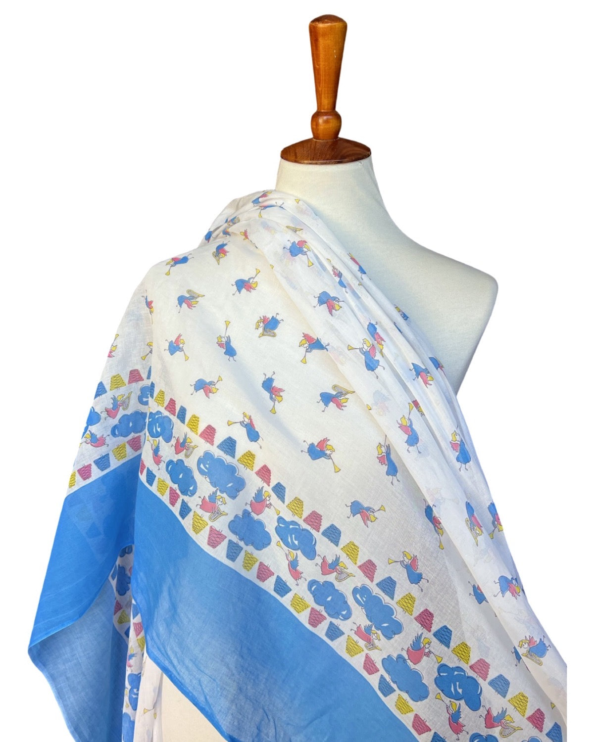 1950s-1960s Angels Novelty Border Print