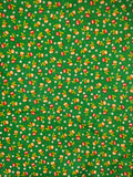 1970s Tiny Prairie Green Floral Cotton
