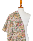 RESERVED 1950s Literature & Arts Painterly Cotton