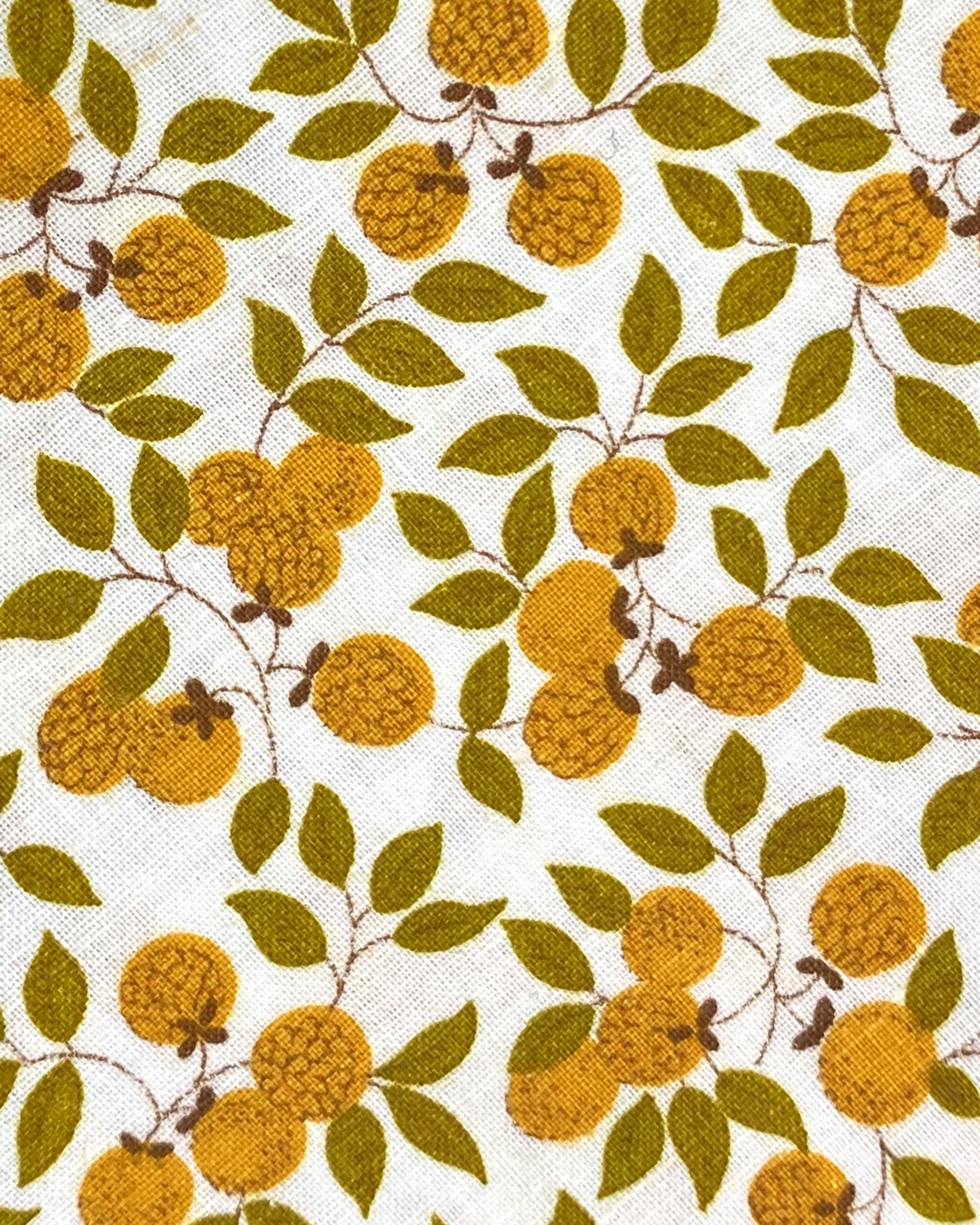 1950s/1960s Orange Puff/Fruit Cotton