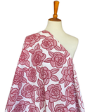 1950s Big, Bold Rose Print Cotton