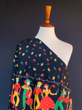 Late 1940s/Early 1950s Square Dance Border Print