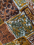 1960s Polynesian Tapa-Style Cotton