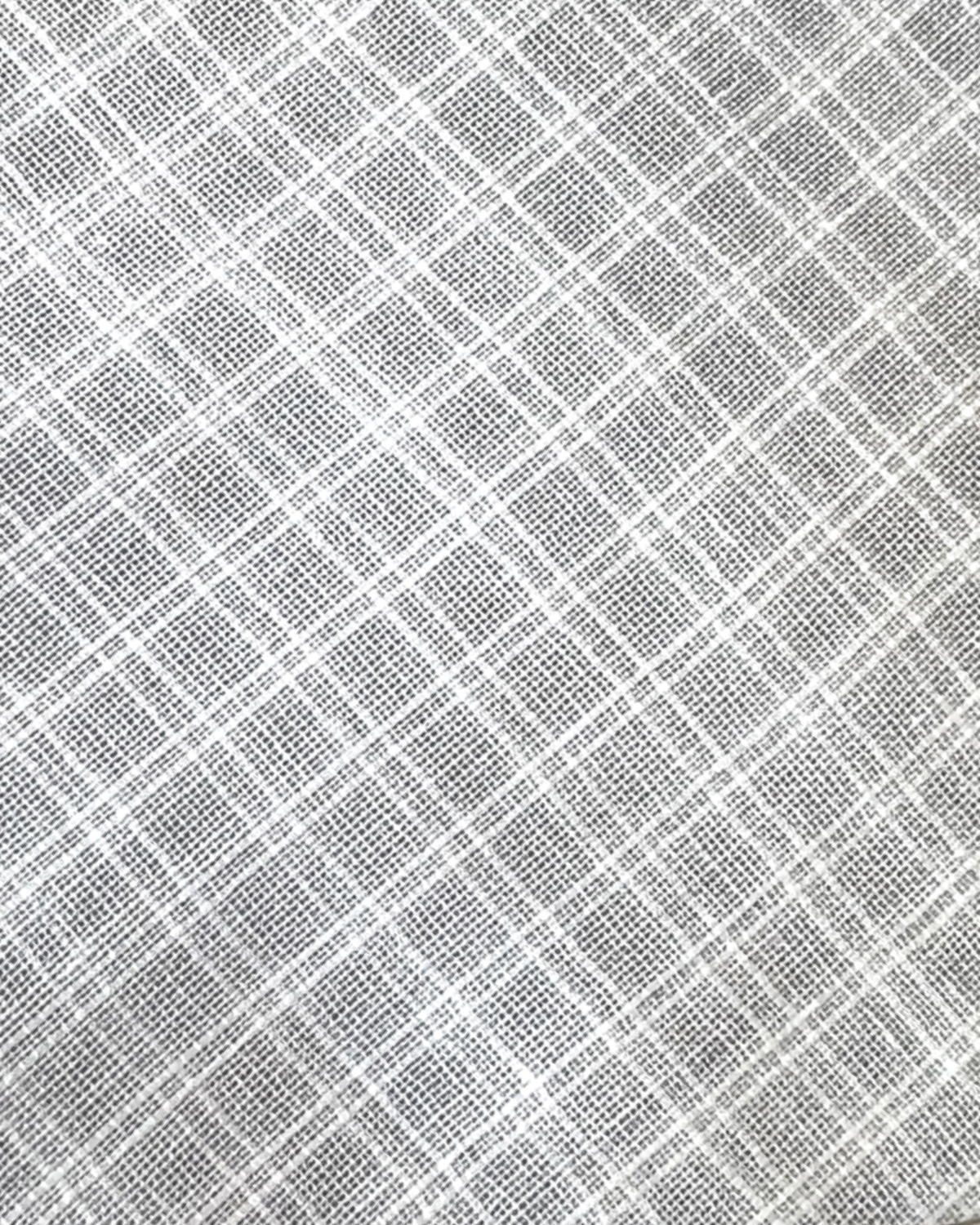 1910s-1920s Checked Sheer Cotton Dimity