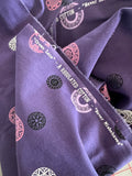 Late 1950s - Early 1960s Purple "Regulated Cotton Never Misbehaves: Crown Lace" Cotton