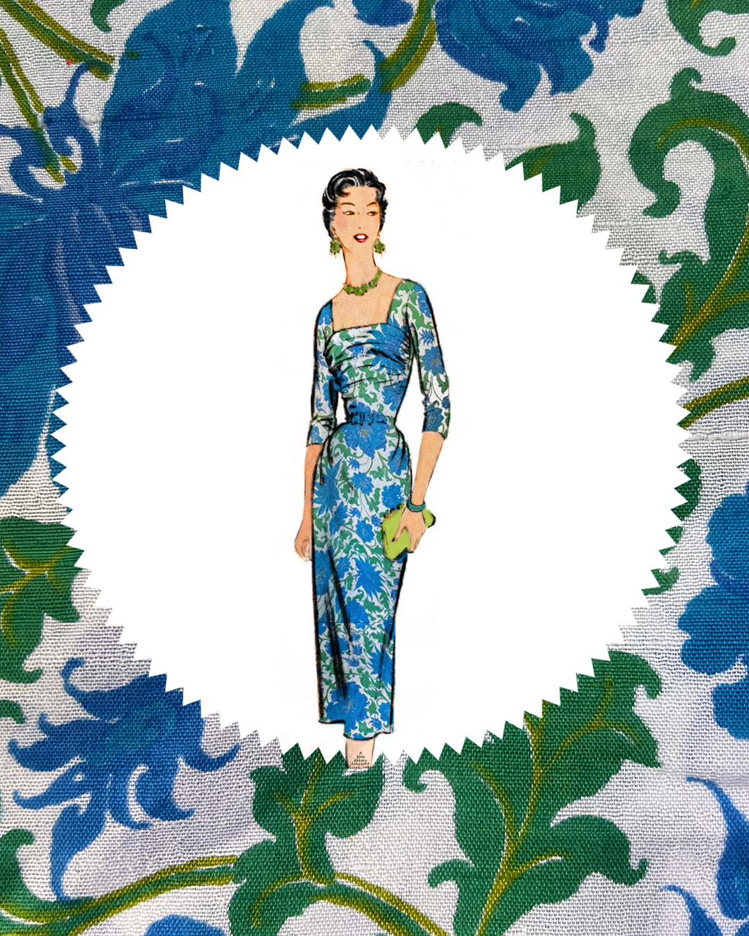 RESERVED 1960s Floral Thai Silk