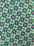 1930s/1940s Pink and Green Floral Cotton