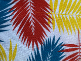 1940s/1950s Palm Fronds Cotton Plisse